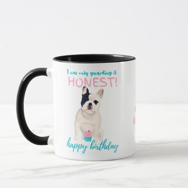 Mug Chien-taureaux français chéri Funny MOM ou papas A (Gauche)