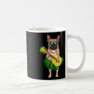 Mug Chien-taureaux français d'Hawaï & Ananas Ukule