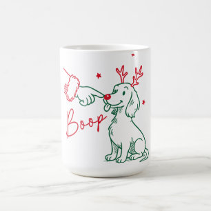 Mug Chien teckel Boop de Noël