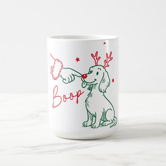 Mug Chien teckel Boop de Noël (Centre)