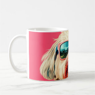 Mug Chien Terrier West Highland White cool avec lunett