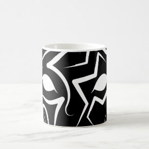 Mug Chien tribal noir et blanc