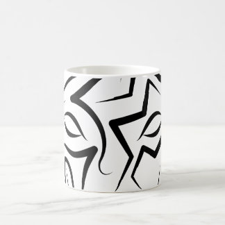 Mug Chien tribal noir et blanc