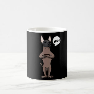 Mug Chien Xoloitzcuintle têtu drôle