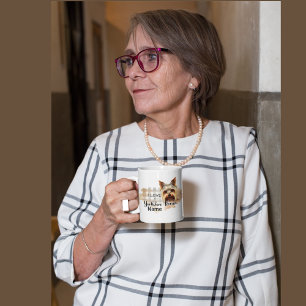 Mug Chien Yorkie Yorkshire Terrier Pet café Mug, Coupe