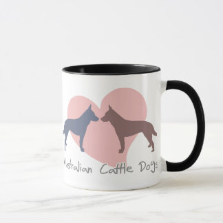 Mug Chiens australiens de bétail d'amour