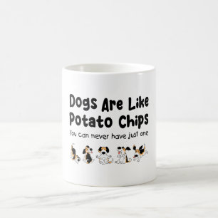 Mug Chiens beagles Comme Chips De Pomme De Terre Amour
