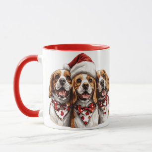 Mug Chiens Beagles de Noël