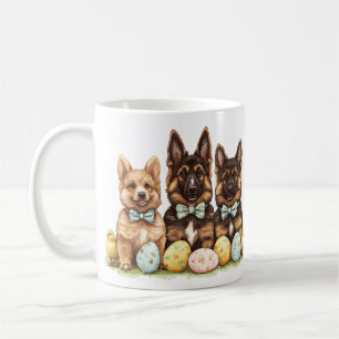Mug Chiens bergers allemands de Pâques