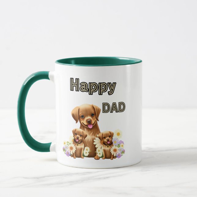 Mug Chiens bruns mignons (Gauche)