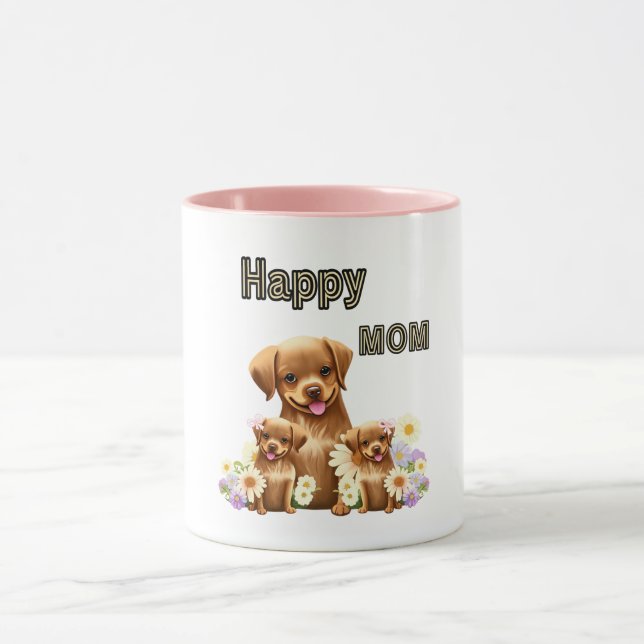 Mug Chiens bruns mignons (Centre)