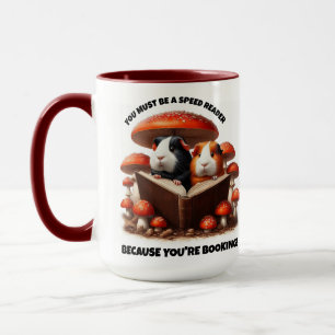 Mug Chiens De Guinée Drôle À Lire Sous Champignons Rou