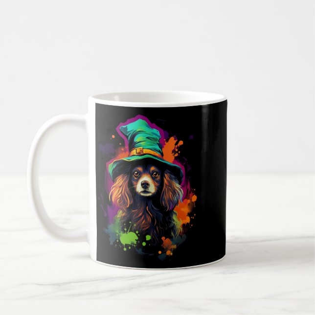 Mug Chiens de Halloween Westi Chien de Halloween Anima (Gauche)