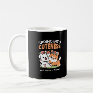 Mug Chiens de jeu avec Flower Crowns - Fun Spring Them
