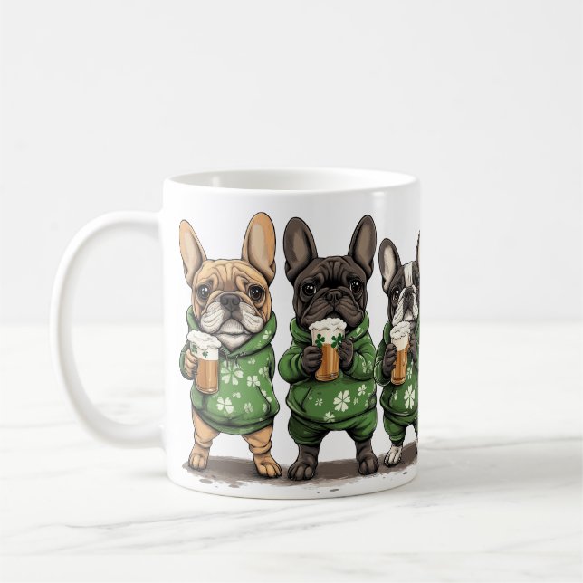 Mug Chiens de la Fête de la Saint-Patrick (Gauche)