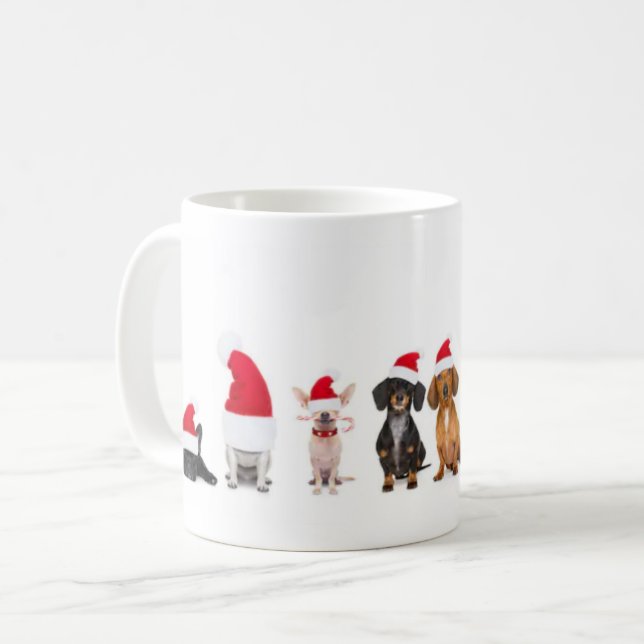 Mug Chiens de Noël (Devant gauche)