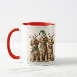 Mug Chiens de Noël Golden Retriever