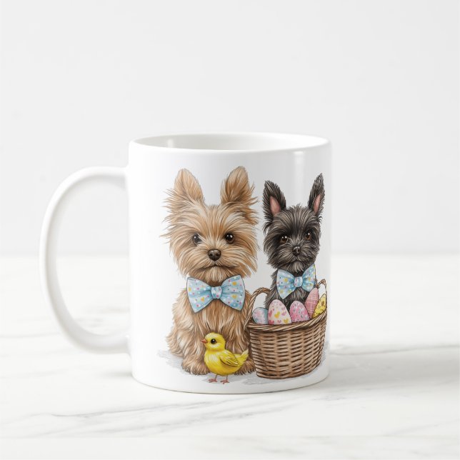 Mug Chiens de Pâques Yorkshire Terrier (Gauche)