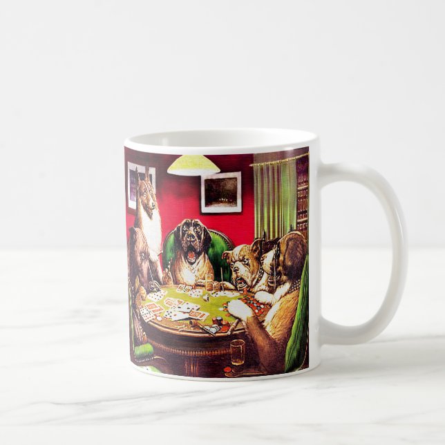 Mug Chiens de poker : Waterloo (Droite)