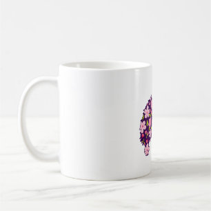Mug Chiens de Poméranie Fleur Motif Poméraniens Lover