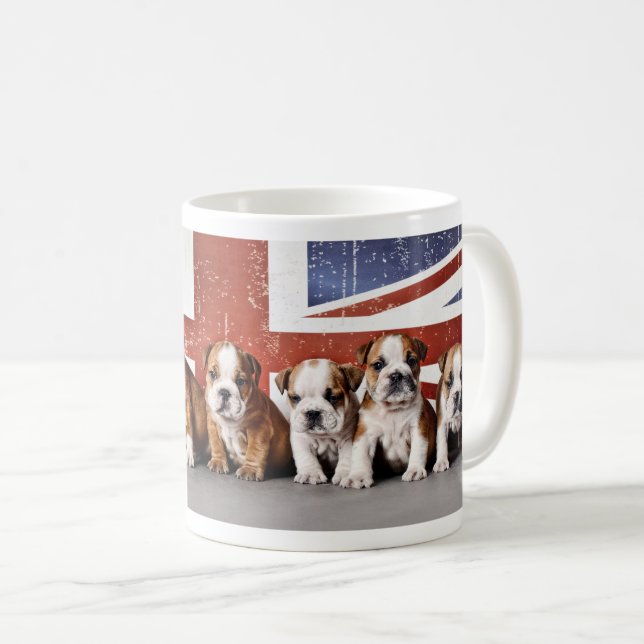 Mug Chiens de taureaux anglais (Devant droit)