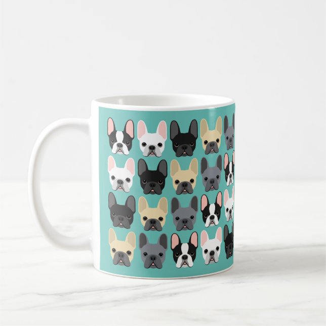 Mug Chiens de taureaux français (Gauche)