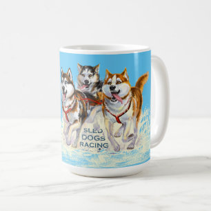 Mug chiens de traîneau sibérien