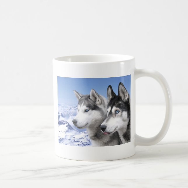 Mug Chiens de traîneau sibériens (Droite)