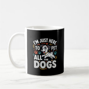 Mug Chiens Drôles Amoureux Des Animaux Vector