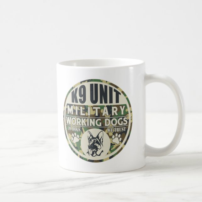 Mug Chiens d'utilité militaires de l'unité K9 (Droite)