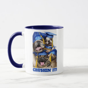 Mug Chiens et chats diplômés en photomaton