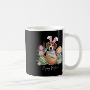 Mug Chiens Floraux Jour de Pâques Mignon Chien Beagle 
