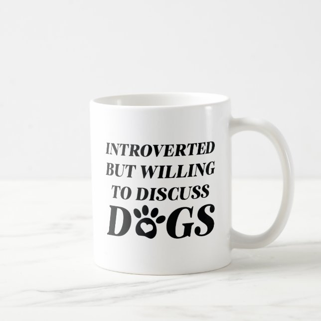 Mug Chiens Introvertis (Droite)