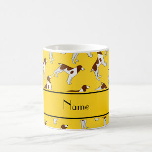 Mug Chiens jaunes nommés personnalisés d'épagneul de