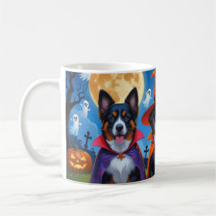 Mug Chiens Malinois belges Citrouille Halloween Funny