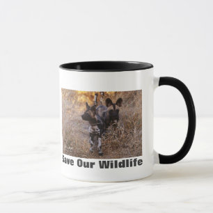 Mug Chiens sauvages sauvent notre faune