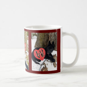 Mug Chiffre allemand Chiffre Valentine Love Rose