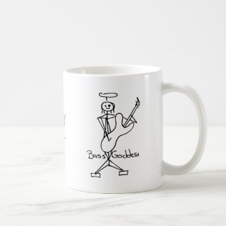 Mug Chiffre bas bassiste de bâton de déesse de femelle