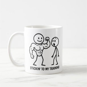 Mug Chiffre de bâton de gym