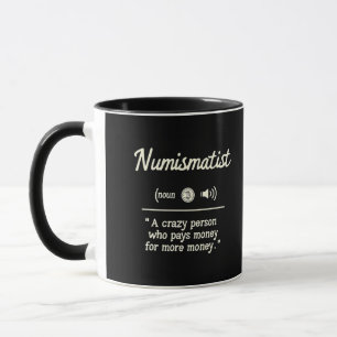Mug Chiffre de définition numérique amusant Investir