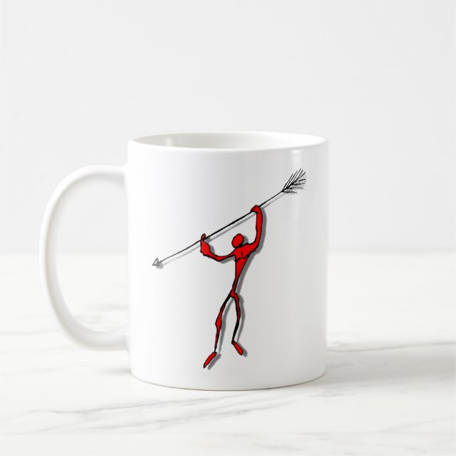 Mug Chiffre de flèche de la tribu rouge (Gauche)
