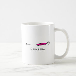 Mug Chiffre mignon de bâton de yoga