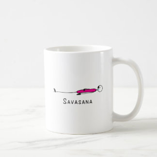 Mug Chiffre mignon de bâton de yoga