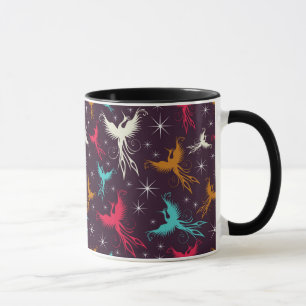 Mug Chiffre motif d'oiseaux de Phoenix