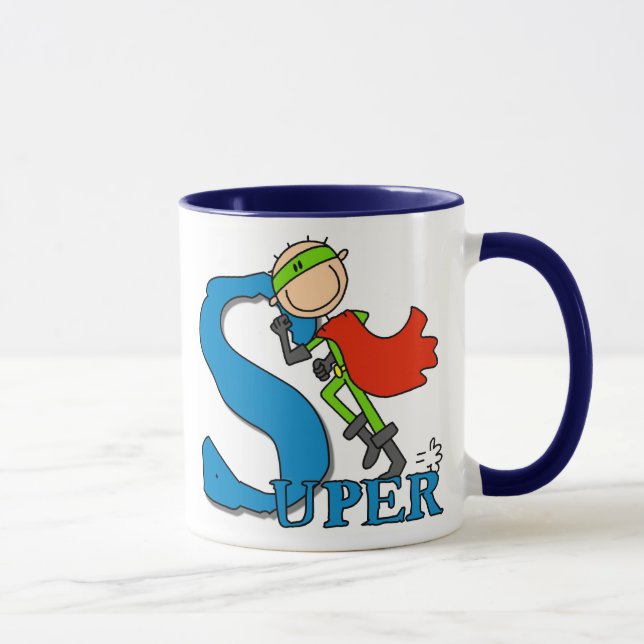 Mug Chiffre superbe héros de bâton (Droite)