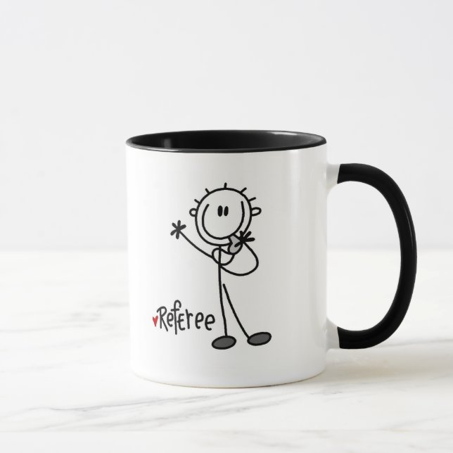 Mug Chiffre T-shirts et cadeaux de bâton d'arbitre (Droite)
