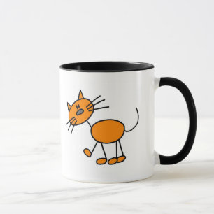Mug Chiffre T-shirts et cadeaux de bâton de chat
