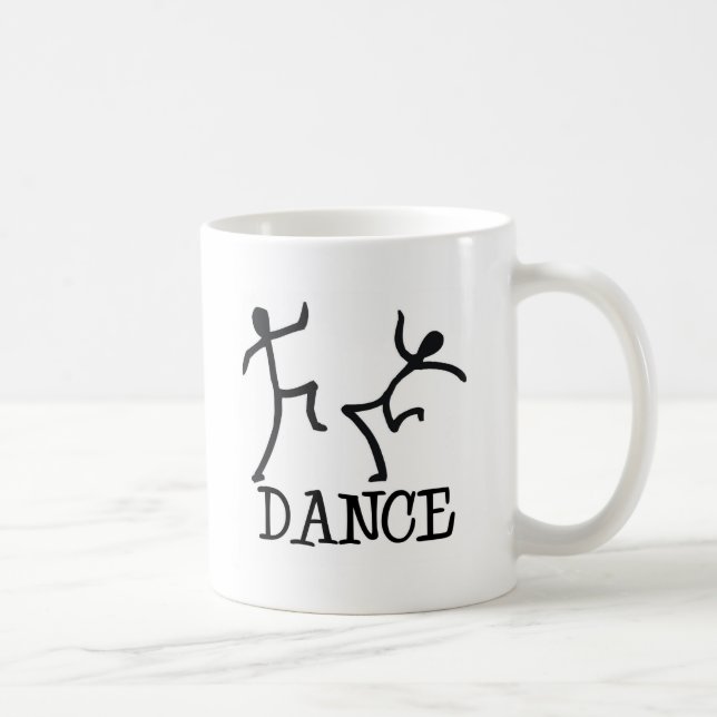 Mug Chiffres de bâton de danse (Droite)