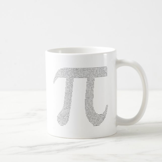 Mug Chiffres de Pi (Droite)
