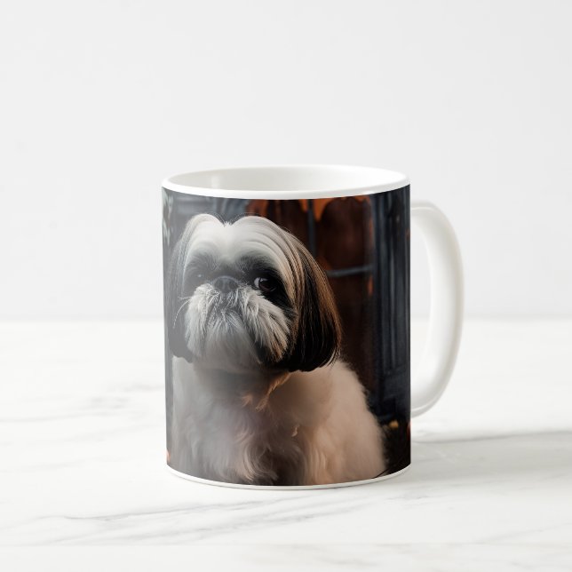 Mug Chih Tzu Halloween effraie (Devant droit)